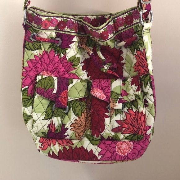Vera Bradley Retired Hello Dahlia Crossbody - Picture 1 of 8